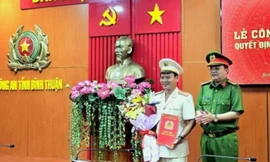 Công an Bình Thuận điều động cán bộ chủ chốt