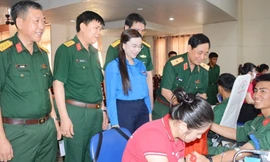 Phát động phong trào hiến máu tình nguyện trong tuổi trẻ Quân đội năm 2024