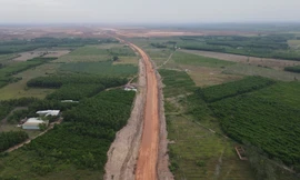 Thông tuyến đường công vụ kết nối sân bay Long Thành 