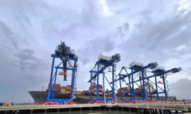 Cảng nước sâu lớn nhất Đồng Nai đón chuyến tàu đầu tiên