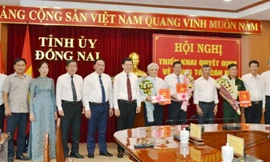 Công bố quyết định của Tỉnh ủy Đồng Nai về công tác cán bộ 