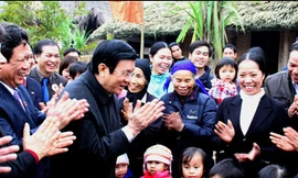 Chủ tịch nước thăm Khu di tích quốc gia Tân Trào