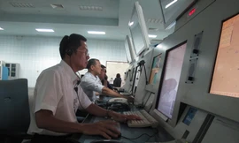 Bên trong Trung tâm Kiểm soát không lưu tại TP HCM. Ảnh: Bảo An