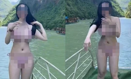 Hà Giang lên tiếng về nữ du khách mặc bikini gây tranh cãi trên sông Nho Quế