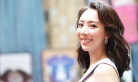 Diễn viên Thu Trang: 'Tiến Luật mất 5 năm để theo đuổi tôi'