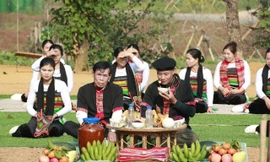 Tái hiện Lễ mừng cơm mới của dân tộc Thái ngay tại Hà Nội