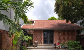 Ấn tượng với ngôi nhà cấp 4 xây nhưng không trát