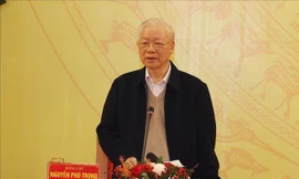 Tổng Bí thư Nguyễn Phú Trọng dự Hội nghị Đảng ủy Công an Trung ương