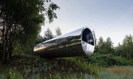 Độc đáo với nhà trong ống lơ lửng giữa không trung, vừa tiện dụng lại mát mẻ