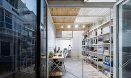 Nhà phố 10m2 ở Hà Nội không tốn một viên gạch để xây vẫn đẹp như mơ