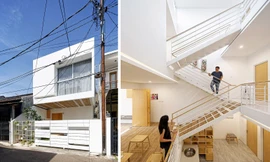 Biến nhà ống hai tầng thành 3 gác lửng siêu đẹp mà ít tiền