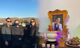 Con trai Hoài Linh thăm mộ Chí Tài và kể điều xúc động khi nam danh hài còn sống