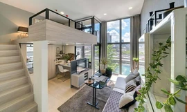 Căn hộ có gác lửng bố trí mới lạ của gia chủ khiến nhiều người trầm trồ