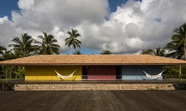 Biệt thự ven biển dùng gỗ thay tường khiến ai nhìn cũng mê