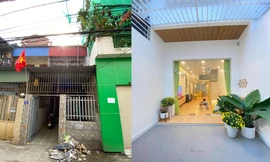 Ngỡ ngàng với hình ảnh ngôi nhà cũ trong ngõ sau khi cải tạo 