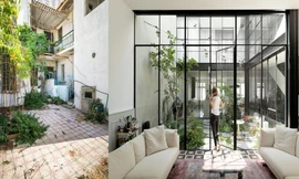 Biến nhà hoang thành nơi nghỉ dưỡng sang chảnh nhờ tường khung thép 