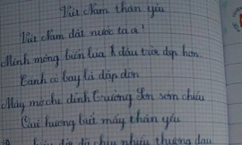 Thêm chữ đẹp như in của học sinh lớp 2