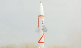 Ấn Độ bắn thử thành công tên lửa mang đầu đạn hạt nhân