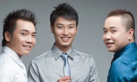 Artista, từ trái sang: Đăng Quang, Hoàng Hải, Hải Đăng Ảnh: Nghệ sĩ cung cấp