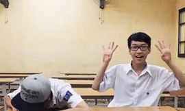 Bật cười với clip nhóm nam sinh diễn 'Kiyomi'