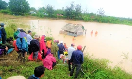 Hồ cá- nơi anh T chết đuối