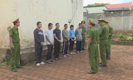 Các đối tượng tham gia trộm két sắt UBND xã Tam Giang