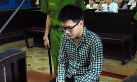 Trần Nhật Duy tại phiên tòa sơ thẩm. Ảnh: Tân Châu