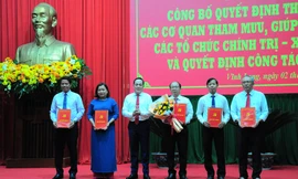Vĩnh Long công bố lãnh đạo các cơ quan Đảng sau hợp nhất