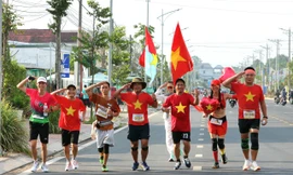 Những hình ảnh tự hào tại giải bán Marathon Vĩnh Long - Hành trình trái tim Mekong