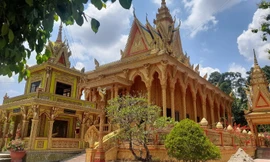 Ngỡ ngàng kiến trúc độc đáo chùa Khmer ở Trà Vinh