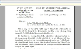 Chủ tịch huyện ở Hậu Giang lý giải Công văn gây hoang mang dư luận