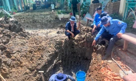 Phát hiện 14 hài cốt liệt sĩ khi sửa chữa trường mầm non