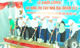 Cần Thơ khởi công xây dựng 200 căn nhà cho hộ nghèo