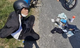 Đối tượng cướp xe máy bị bắt sau 35 phút gây án