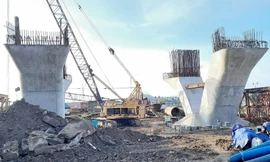 Dự án cầu gần 800 tỷ chậm tiến độ, 3 lần cảnh cáo nhà thầu