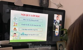 Học sinh lớp 1 không nên học trực tuyến quá 2 tiếng mỗi ngày 