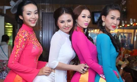 Bảo Trân, Vân Trang mặc áo dài 'quậy' tưng bừng