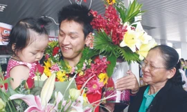 Không ai ngờ sau ngày trở về trong vinh quang từ SEA Games 26, Hoàng Quý Phước lại gặp nhiều lận đận trong chuyến tập huấn quan trọng ở Mỹ Ảnh: Nguyễn Huy