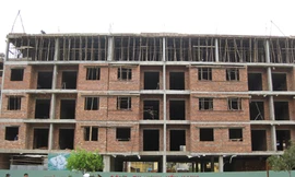 Chủ đầu tư nhiều dự án nhà TNT chán nản vì không tiếp cận được vốn ưu đãi như Chính phủ quy định (ảnh chụp một dự án nhà TNT tại Đà Nẵng)