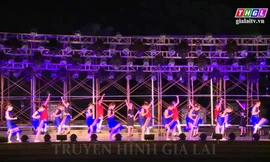 Tổng duyệt chương trình nghệ thuật Đêm hội cồng chiêng với chủ đề 'Giấc mơ đại ngàn'