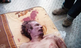 Thi thể ông Gaddafi được cất giữ tại gian đông lạnh của một siêu thị