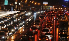 Tắc đường kéo dài gần 3.000 km tại Moscow