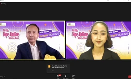 TS Huỳnh Anh Bình và ThS Cao Thị Thùy Trang chia sẻ bí quyết giúp sinh viên học tập hiệu quả trong mùa dịch.