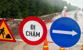 Xử phạt nhà thầu thi công 'ì ạch' đường Hồ Chí Minh qua Cà Mau