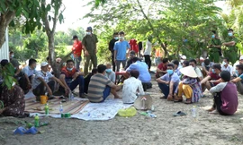 Liên tiếp triệt xóa nhiều tụ điểm đánh bạc trong ngày đầu năm 