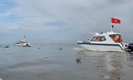 Kiên Giang ra quân kiểm soát phương tiện khai thác, vận chuyển cát