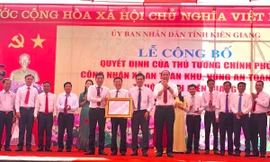 Công nhận 24 xã An toàn khu và vùng An toàn khu thuộc tỉnh Kiên Giang