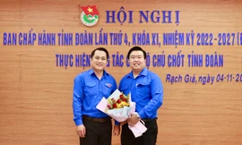 Tỉnh Đoàn Kiên Giang có tân Phó Bí thư