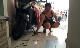 Nhà dân nứt toác cạnh công trường dự án khách sạn 19 tầng ở Cần Thơ