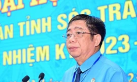 Ông Nguyễn Thanh Sơn tái đắc cử Chủ tịch Liên đoàn Lao động Sóc Trăng